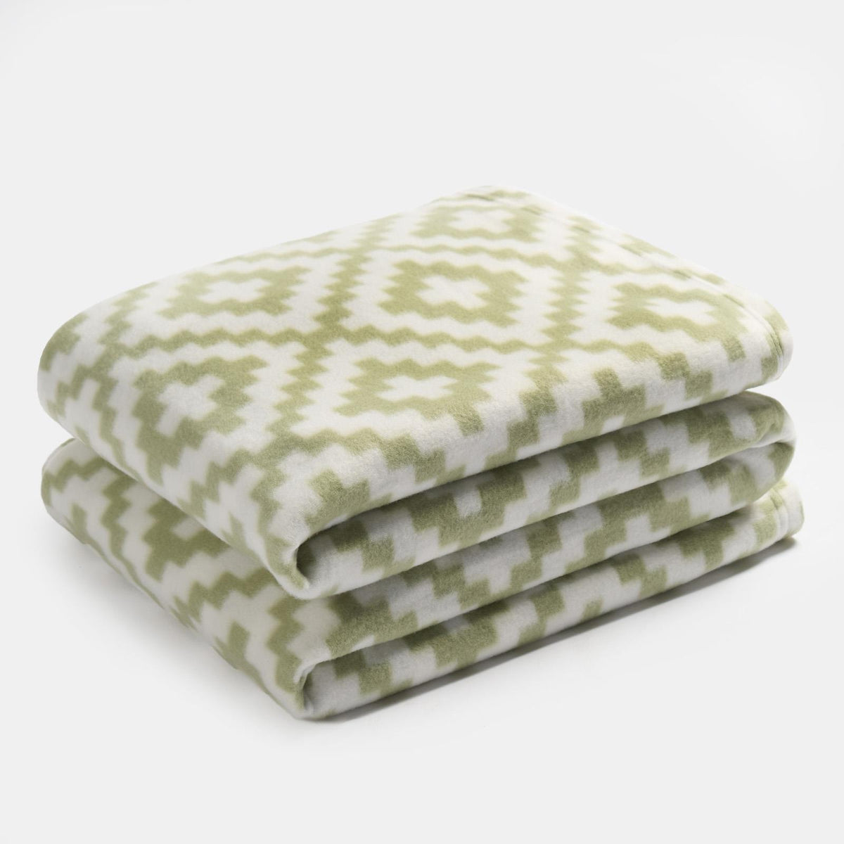 Geo Tile Throw Over Bed Blanket Travel Garden Chair Soft Fleece Warm Bedspread