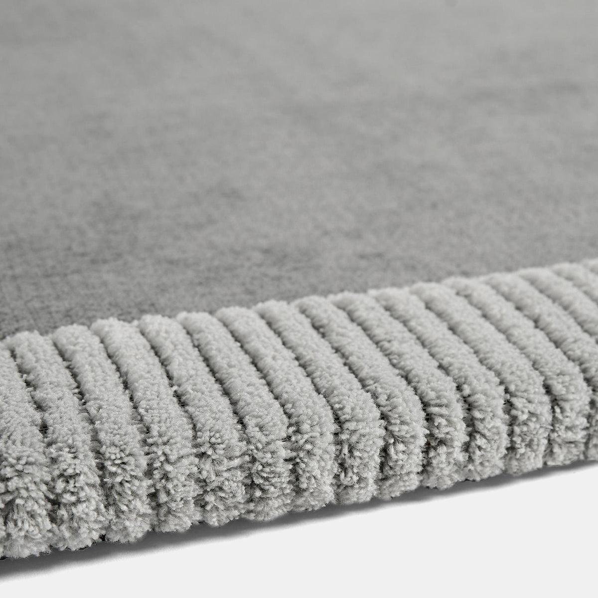 OHS Contrast Border Rug Non Slip Tufted Hallway Runner Floor Carpet