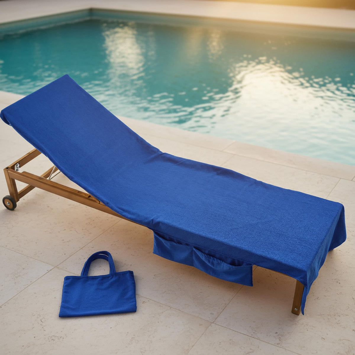 OHS Beach Towel Bag Microfiber Quick Dry Absorbent Bath Large Travel Spa