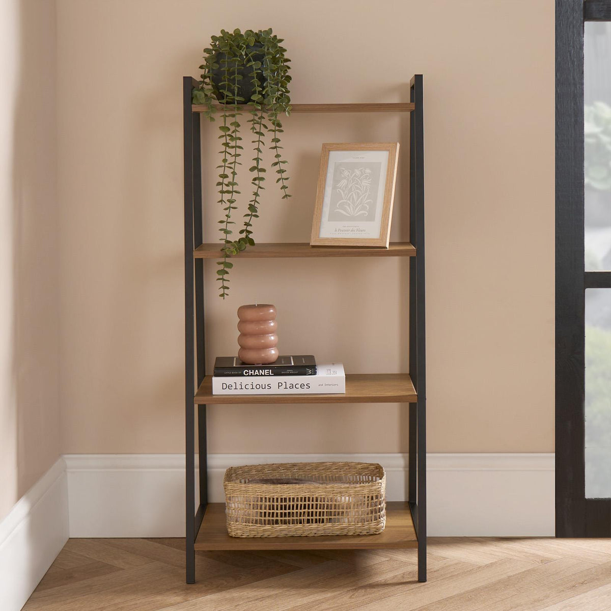 OHS Shelving Unit 3/4/5 Storage Organiser Modern Wire Home Decor Office