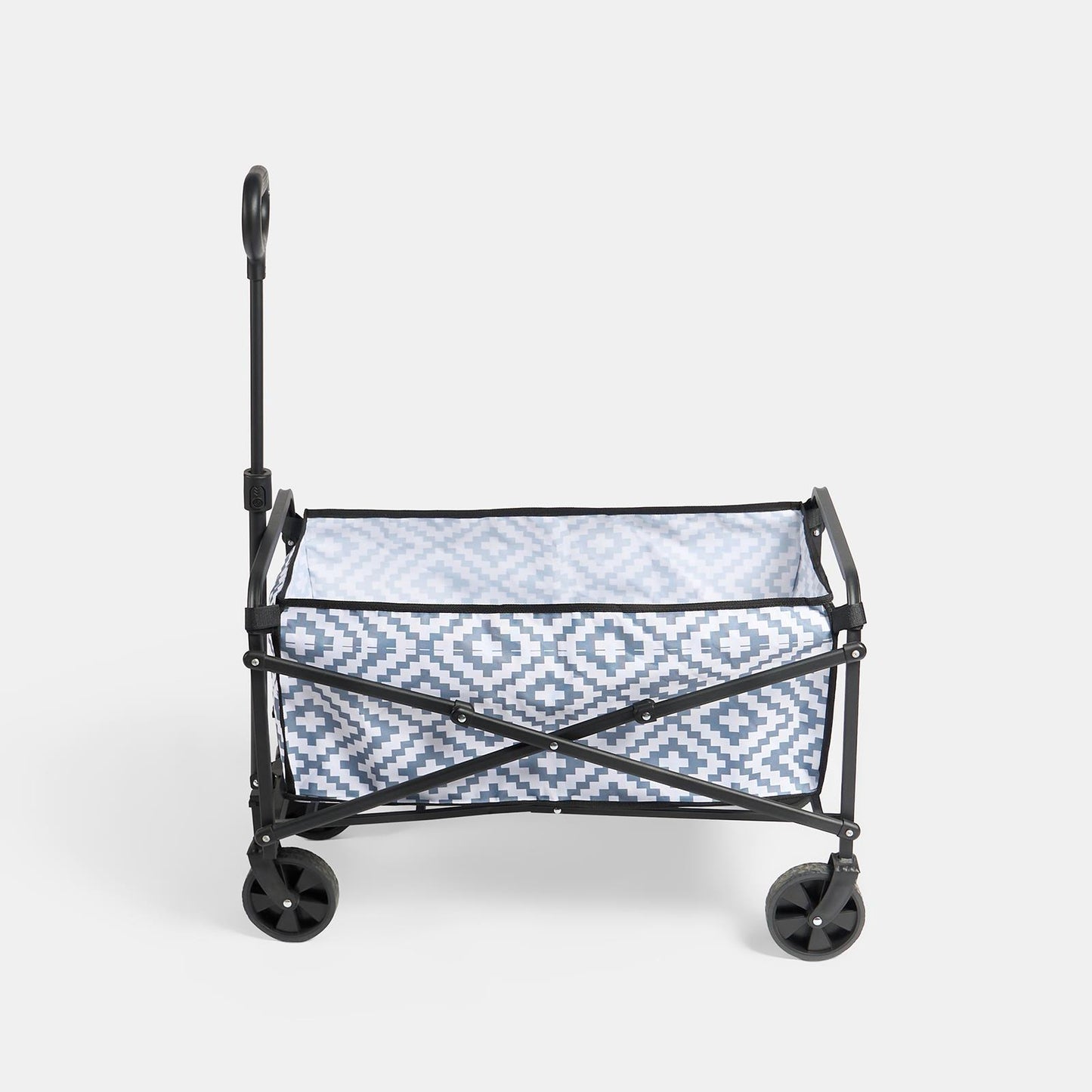 OHS Garden Folding Trolley Cart Outdoor Storage Camping Grocery Shopping