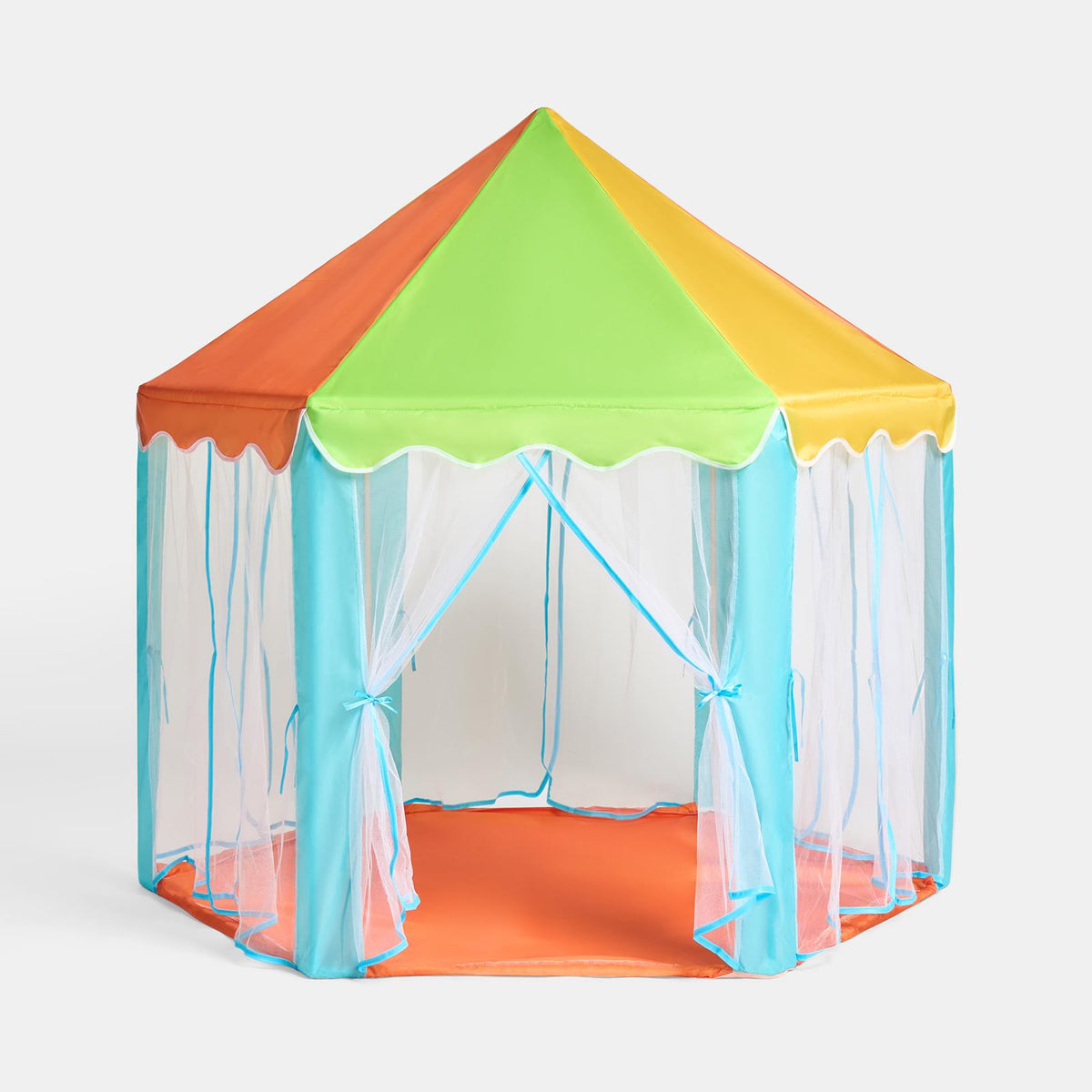 OHS Kids Garden Gazebo with Curtains Outdoor Patio Playhouse Tent Canopy