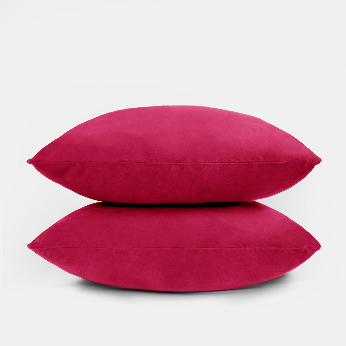OHS Matte Velvet Cushion Covers Super Soft Luxury Square Pillowcases Multipack