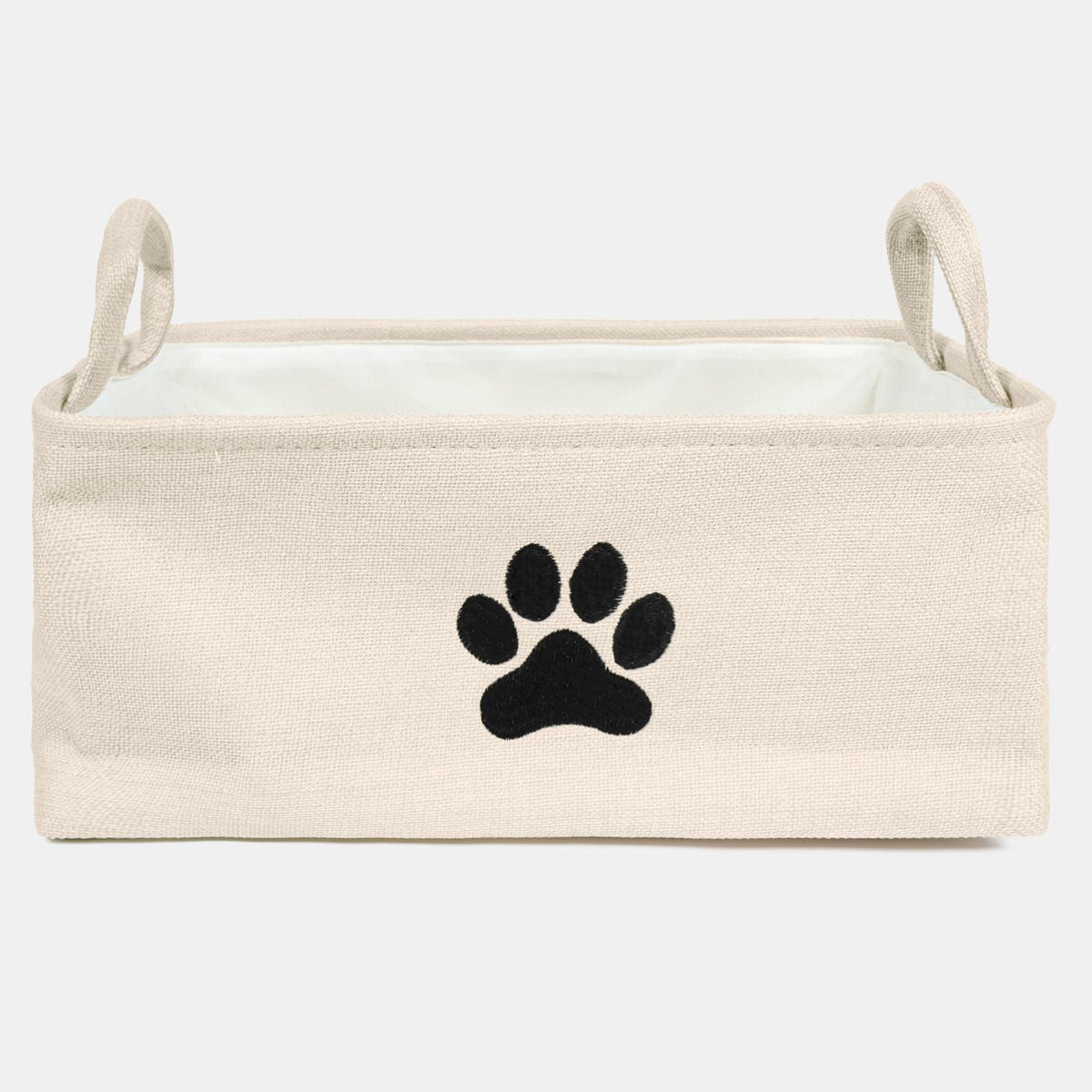 Pet Storage Basket Dog Toy Box Bin Handles Collapsible New Puppy Essentials Gift
