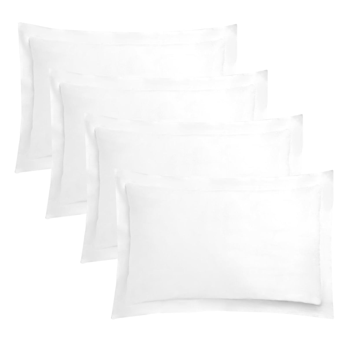 OHS Multi-Pack Soft Cotton Hotel Style Housewife Oxford Edge Pillowcase Set