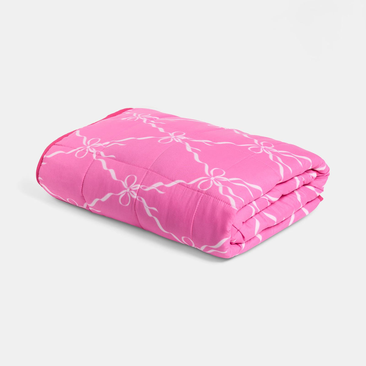 OHS Printed Weighted Blanket 8kg Quilted Throw Sensory Sleep Anxiety Therapy