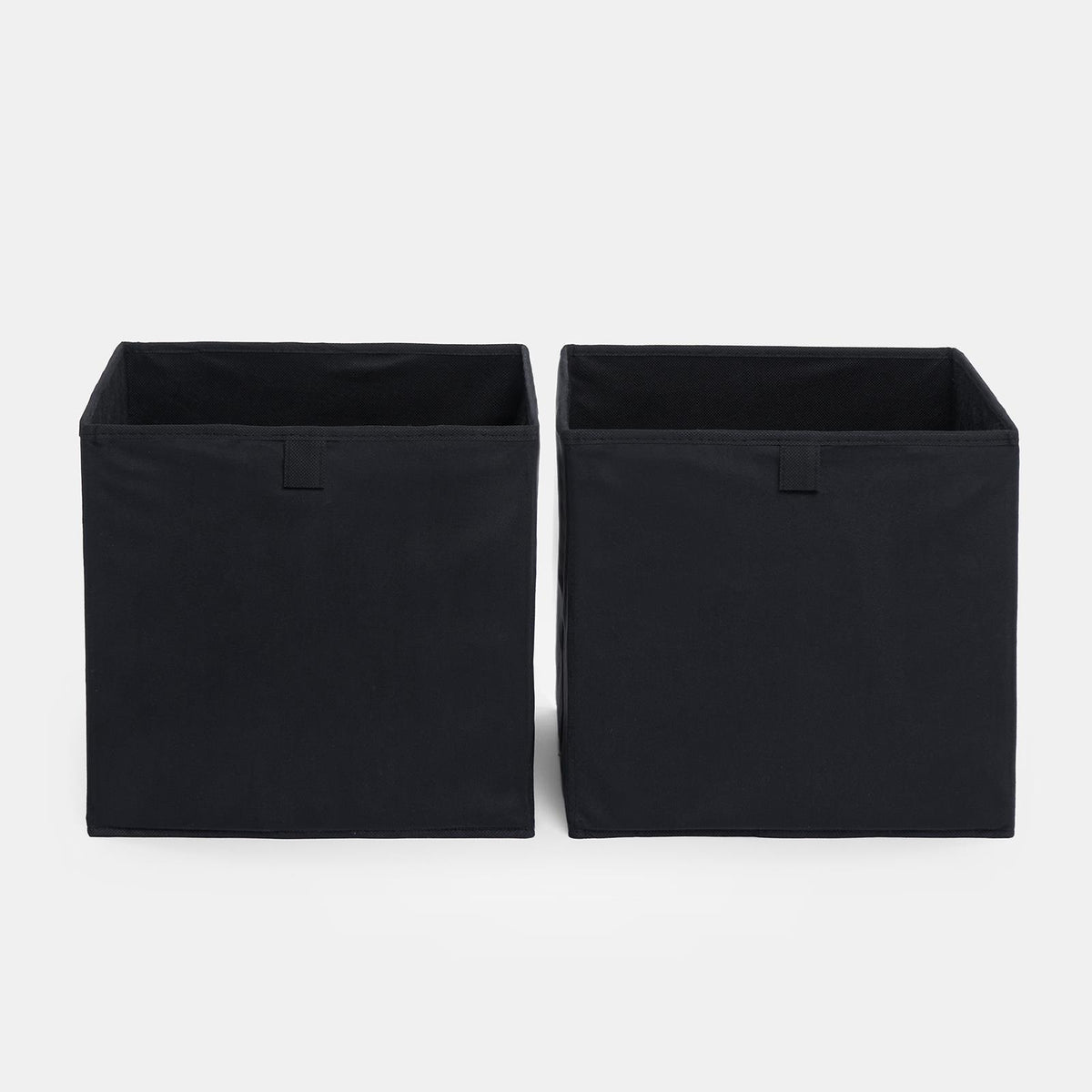 OHS Multi Pack of Matte Velvet Storage Boxes Stylish Foldable Set Square Cube