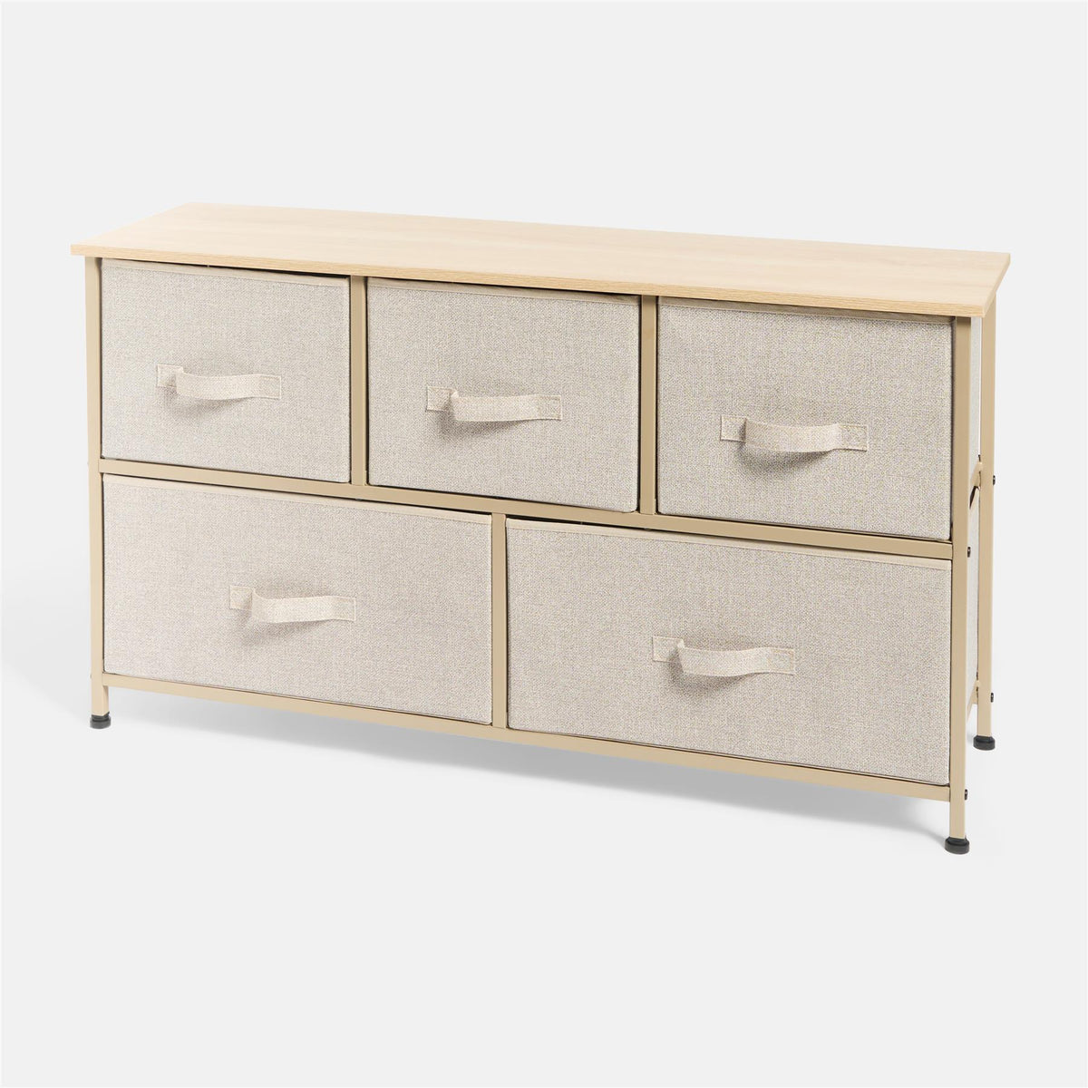 OHS Fabric Cabinet Bedside 2/3/4/5/6 Drawers Storage Unit Clothes Home Organiser