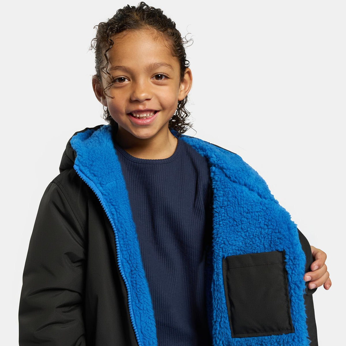 OHS Drying Changing Robe Sherpa Lined Water Resistant Oversize Coat Adults Kids