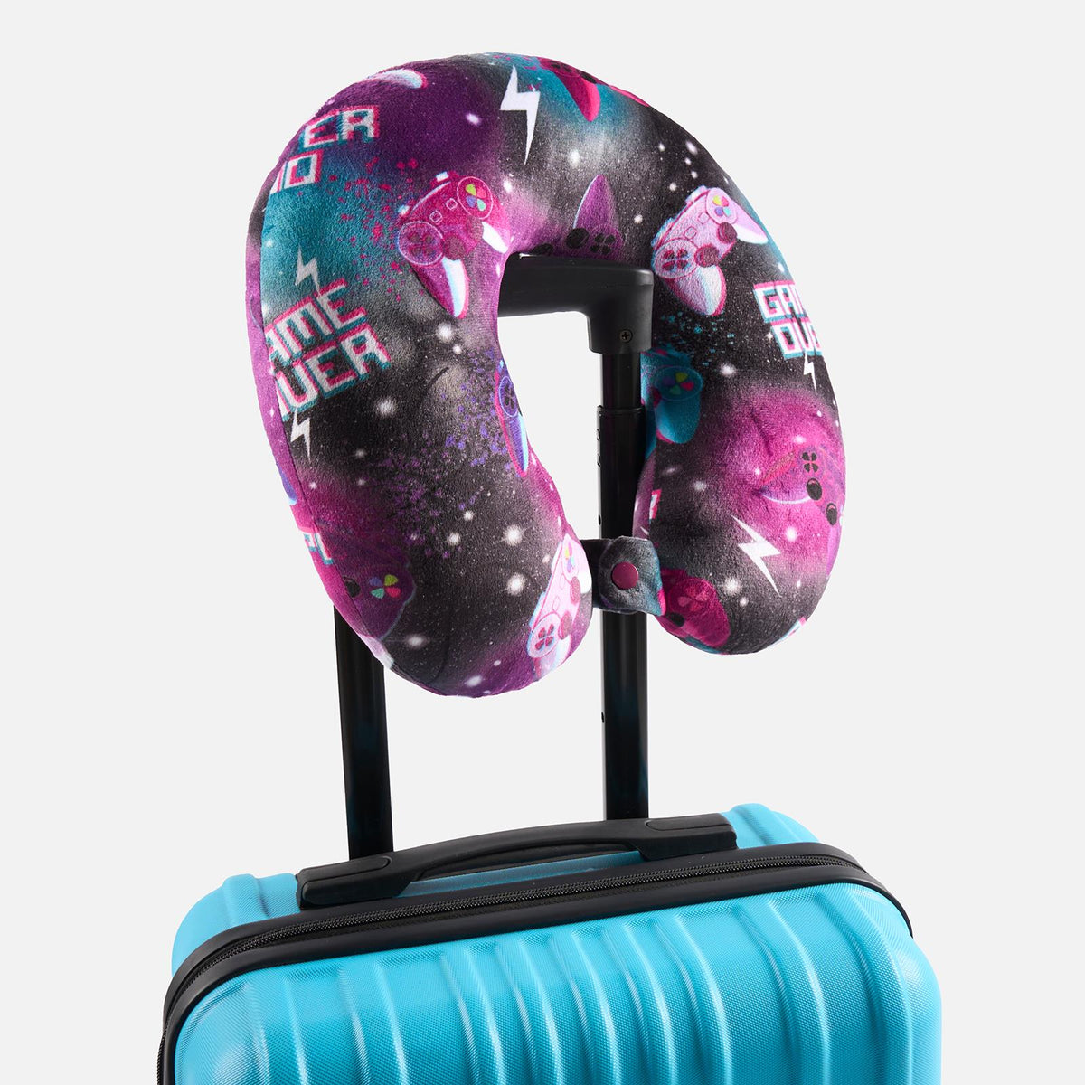 OHS Neck Pillow Travel Support U Shape Head Rest Car Plane Filled Plump Cushion