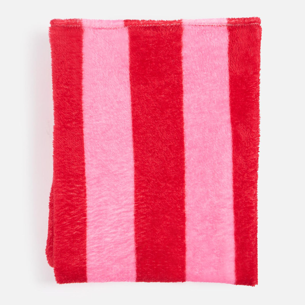 Stripe Fleece Throw Over Bedspread Ultra Soft Warm Sofa Bed Blanket Travel Plush