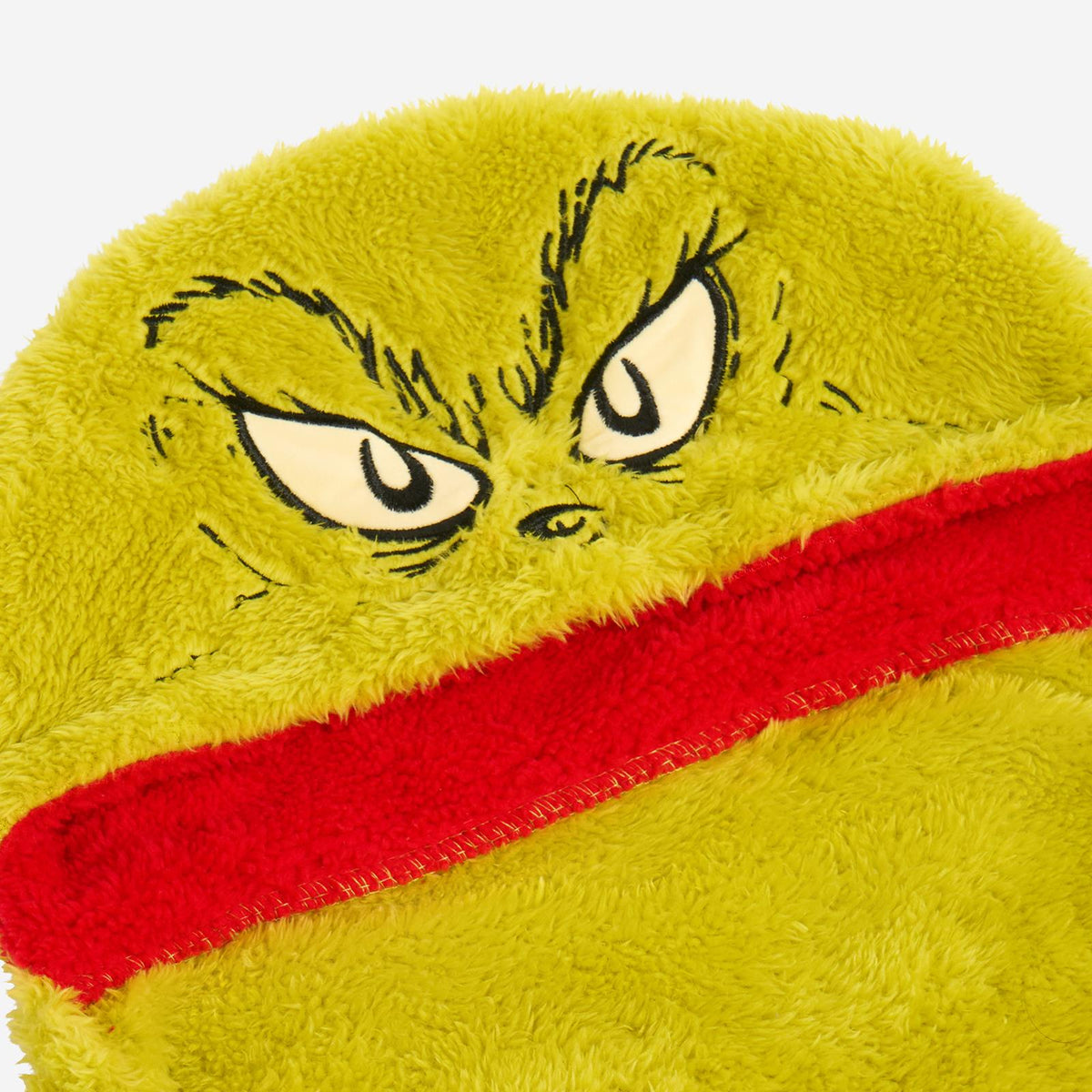 OHS x Grinch Throw Xmas Soft Fleece Novelty Hooded Blanket Thermal Bedspread