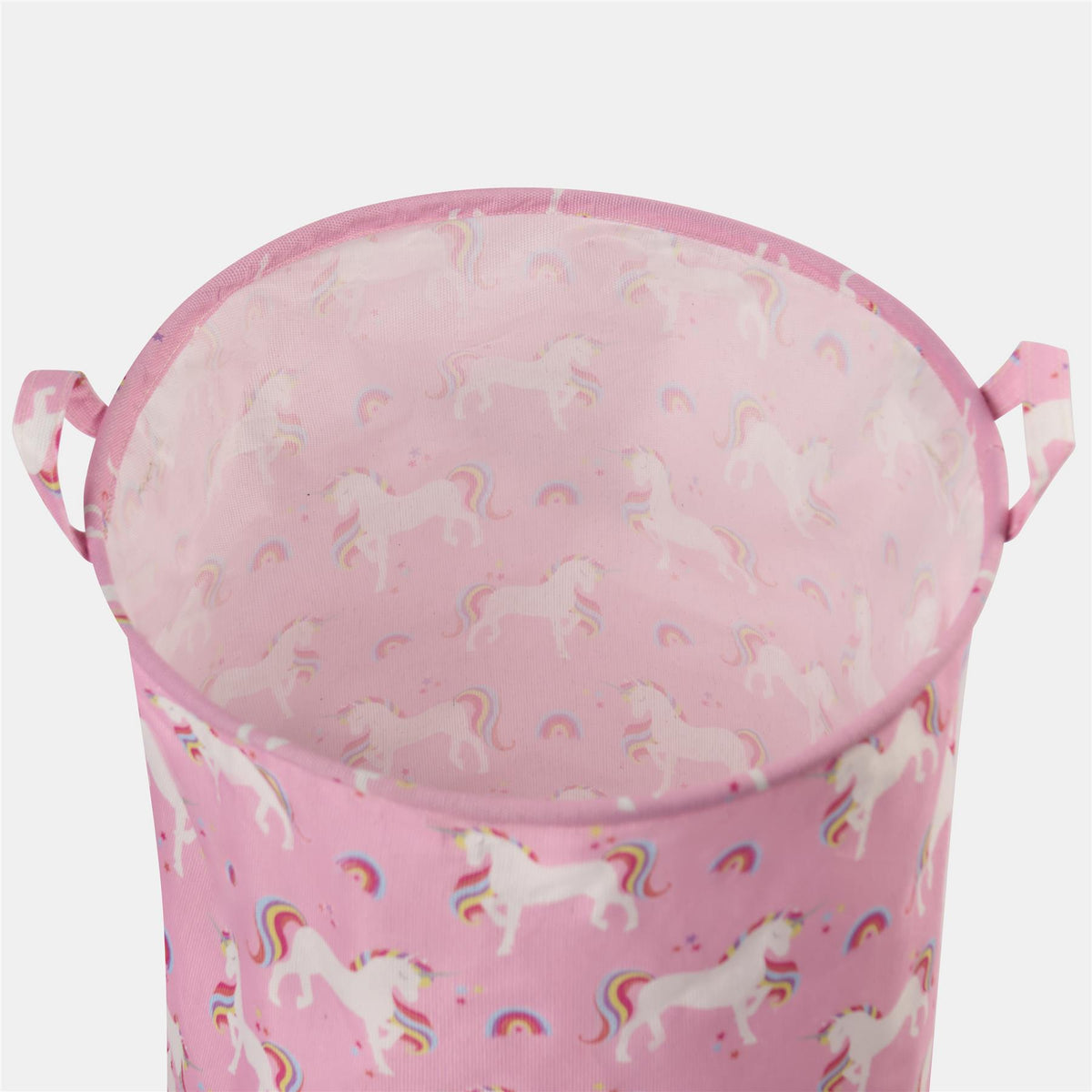 OHS Kids Laundry Basket Clothes Storage Toy Organiser Pop Up Hamper Bag Handles