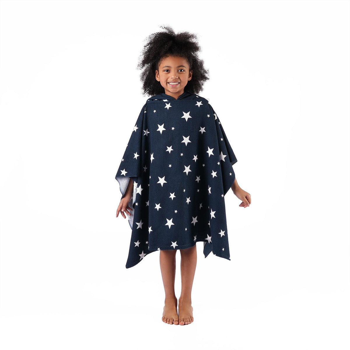 Dreamscene Star Kids Hooded Poncho Towel Childrens Beach Swimming Changing Robe