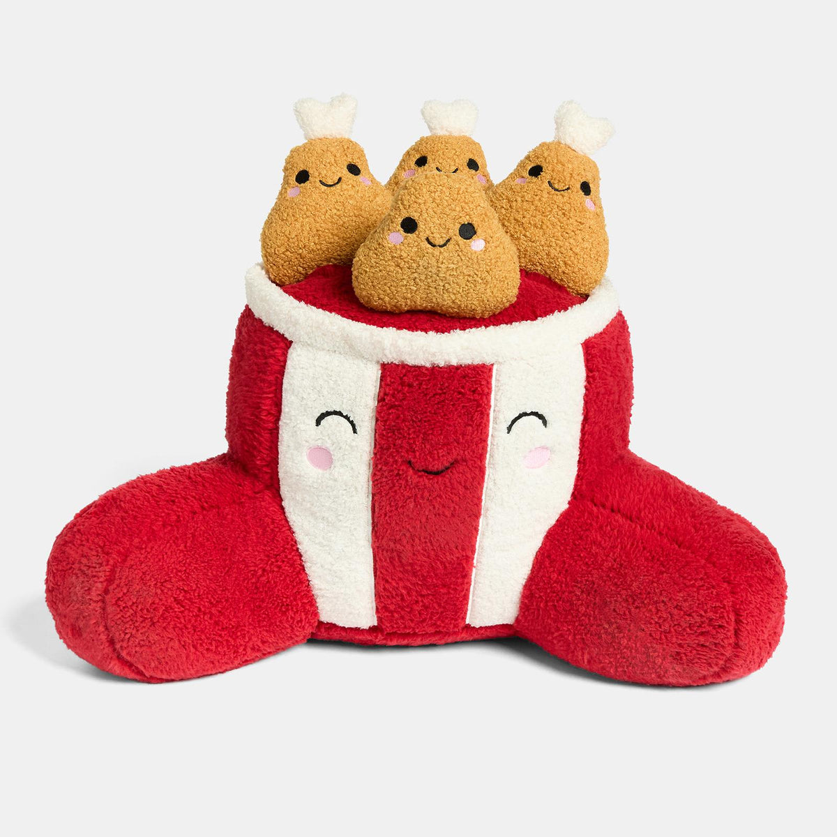 OHS Character Cuddle Cushion Soft Fleece Reading Pillow with Arms Bed Chair