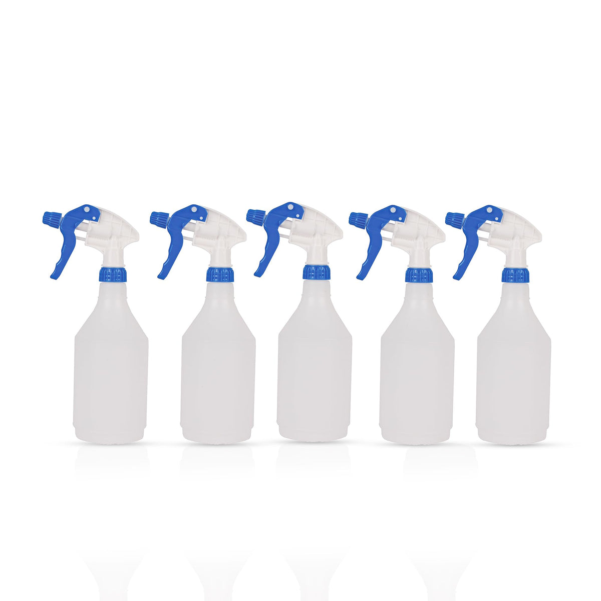 DCS Pack of 10 Plastic Water Spray Bottles for Cleaning 750ml – Hand Trigger Empty Spray Bottles for Gardening and Home Cleaning – Heavy duty Industrial Refillable Mist Spray Bottle (Red)