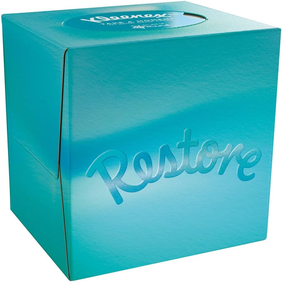 Kleenex Take a Moment Tissues - Single Cube Tissue Box