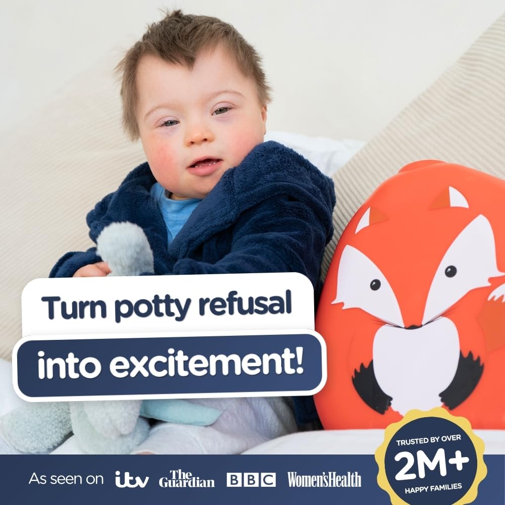 My Carry Potty - Travel Potty, Award-Winning Portable Toddler Toilet Seat for Kids to Take Everywhere (Ladybird)