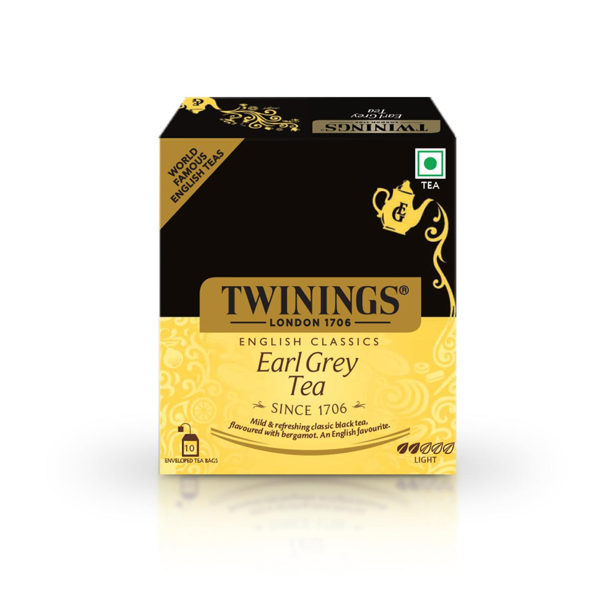 Twinings English Breakfast Tea, 4 x 80 Biodegradable Plant-Based Tea Bags