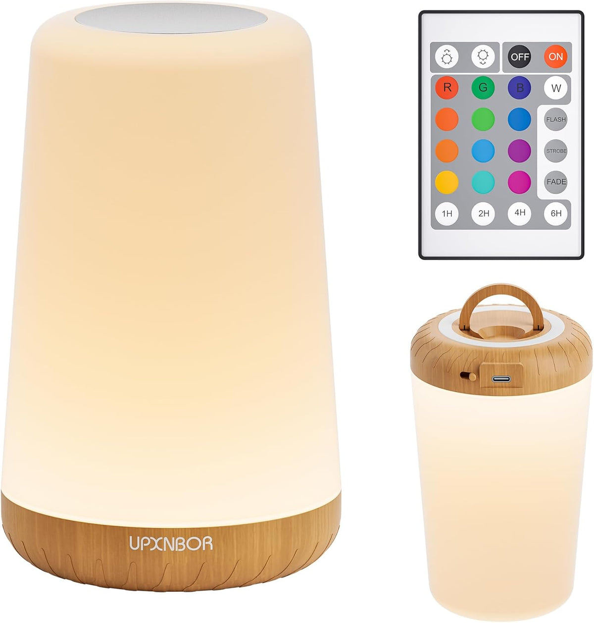 Night Light, LED Touch Bedside Lamp for Bedroom, Living Room & Kids