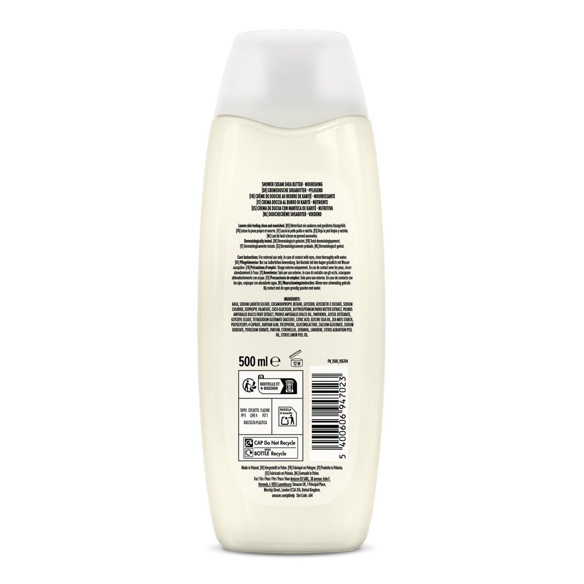 by Amazon Vanilla & Coconut Shower Gel, 2 x 500ml