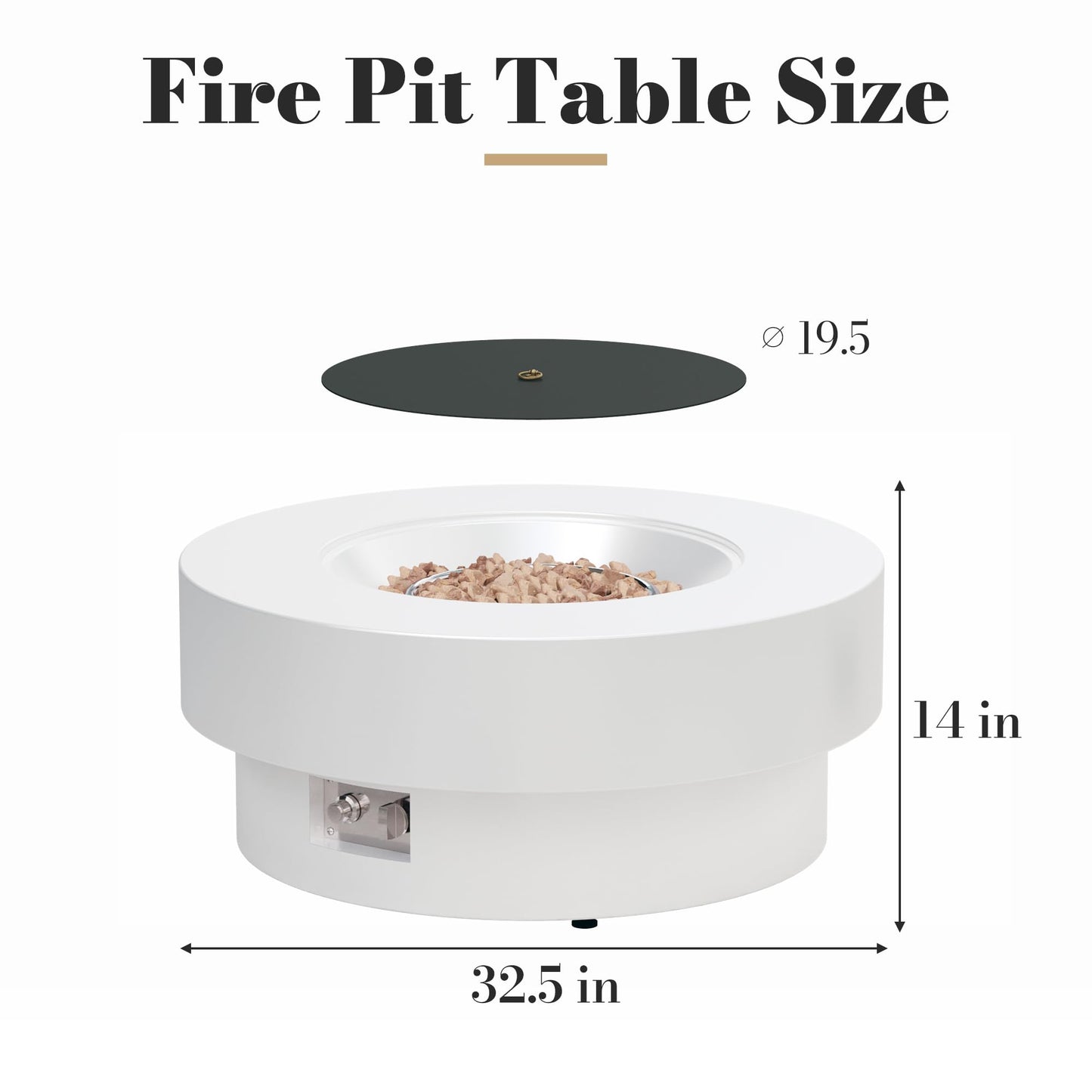Smokeless Fire Pit with Removable Ash Pan, Fire Pits for Garden Wood Burning, Portable Camping Firepit, for Backyard Patio, Stainless Steel, Waterproof Bag & Poker Included, 50 x 38cm, Silver