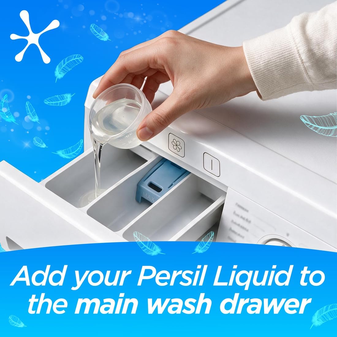 Persil Non Bio Laundry Washing Liquid Detergent 95 washes (2.565 L)
