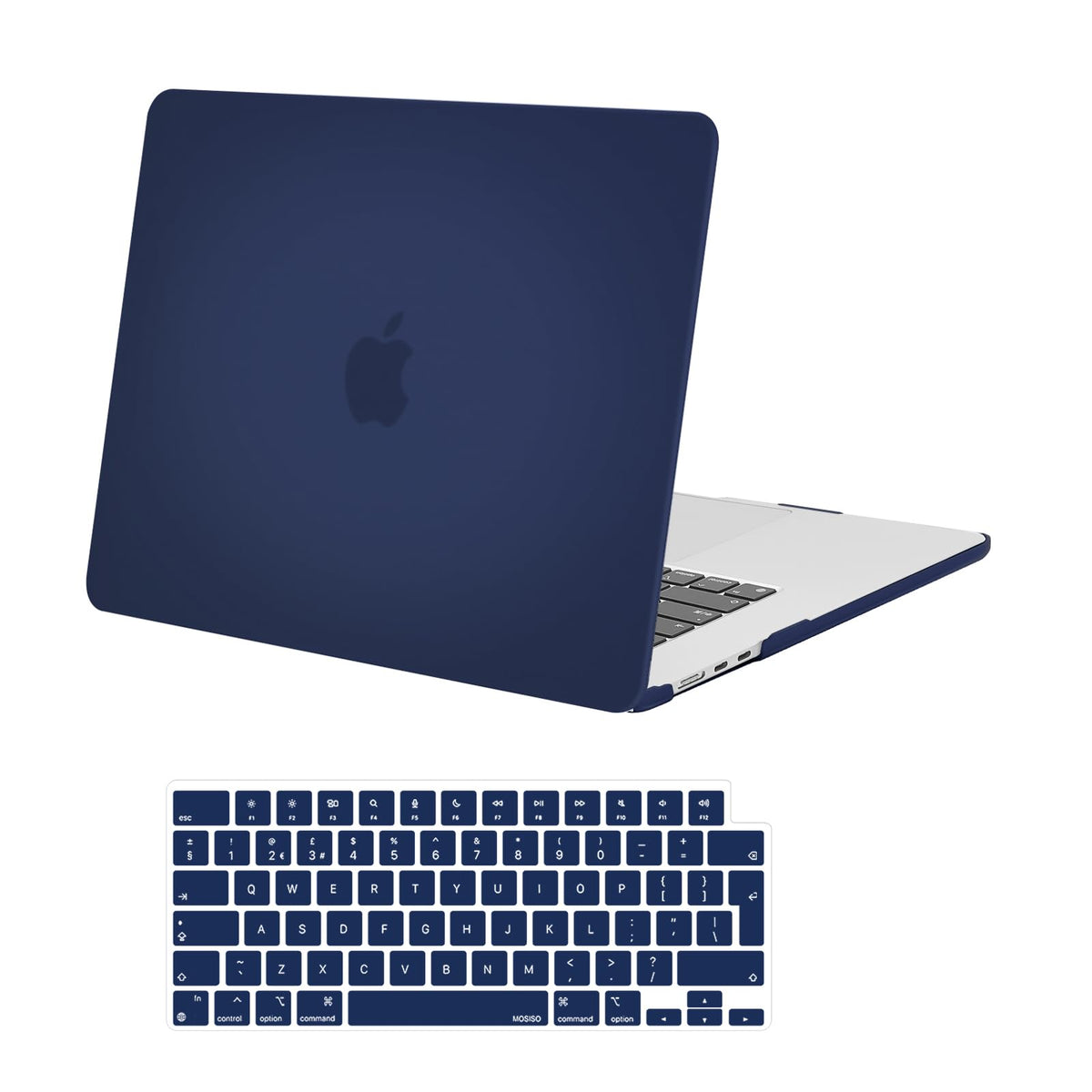MOSISO Compatible with MacBook Air 13 inch Case M5-M2, Crystal Clear