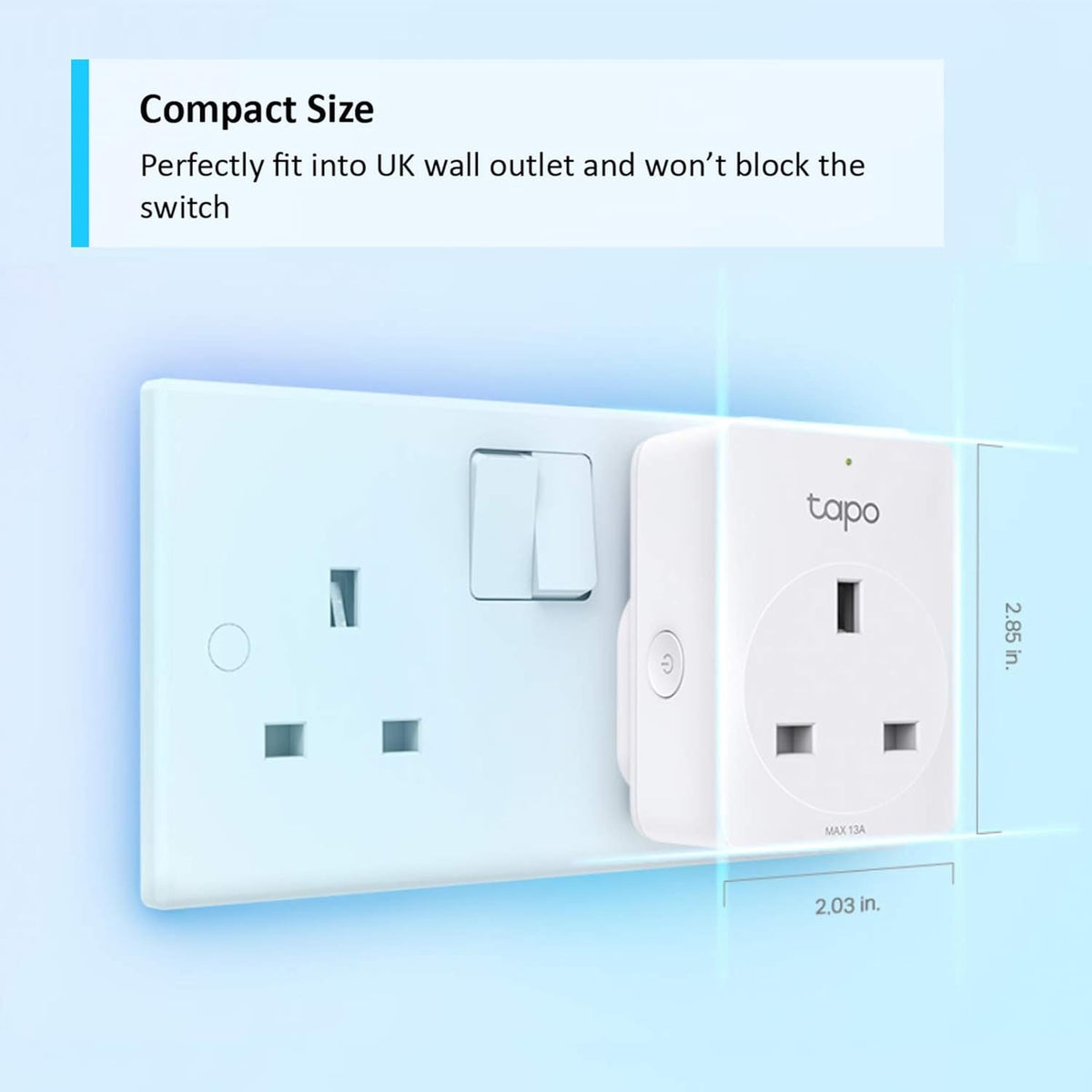 Tapo P100 2-Pack Smart Plug, Wi-Fi, App Remote Control, Voice Control with Alexa & Google, Away Mode, Scheduling & Timer, Device Sharing, Easy Set Up, Multiple Safety Guarantees