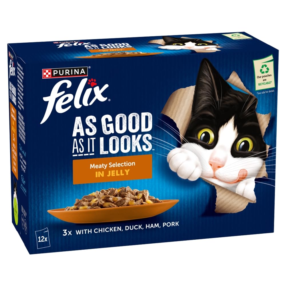 FELIX Doubly Delicious Countryside Selection in Jelly Wet Cat Food 40x85g