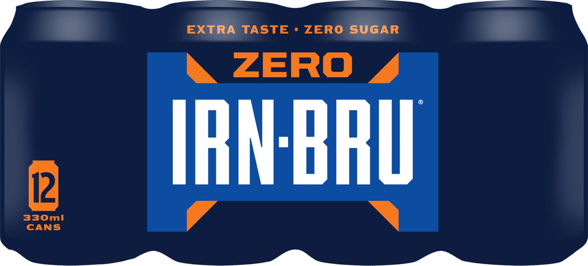 IRN-BRU Carbonated Soft Drink, 24 Pack, 330ml Cans