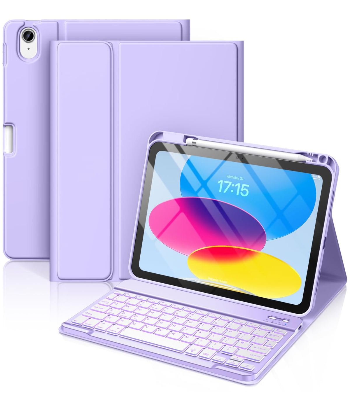 Vobafe Keyboard Case for iPad A16 11th Generation 11 inch/10th Gen 10.9"