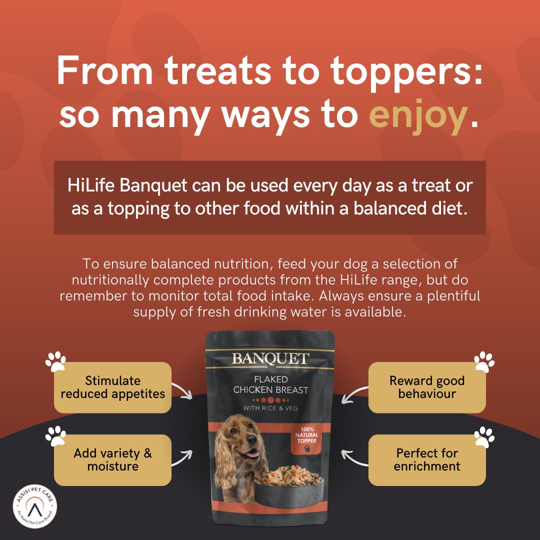 HiLife Banquet Adult Wet Dog Food, Mixed Multipacks Classic Collection & Supreme Selection, Made with 100% Natural Ingredients (36 Pouches x 100g)