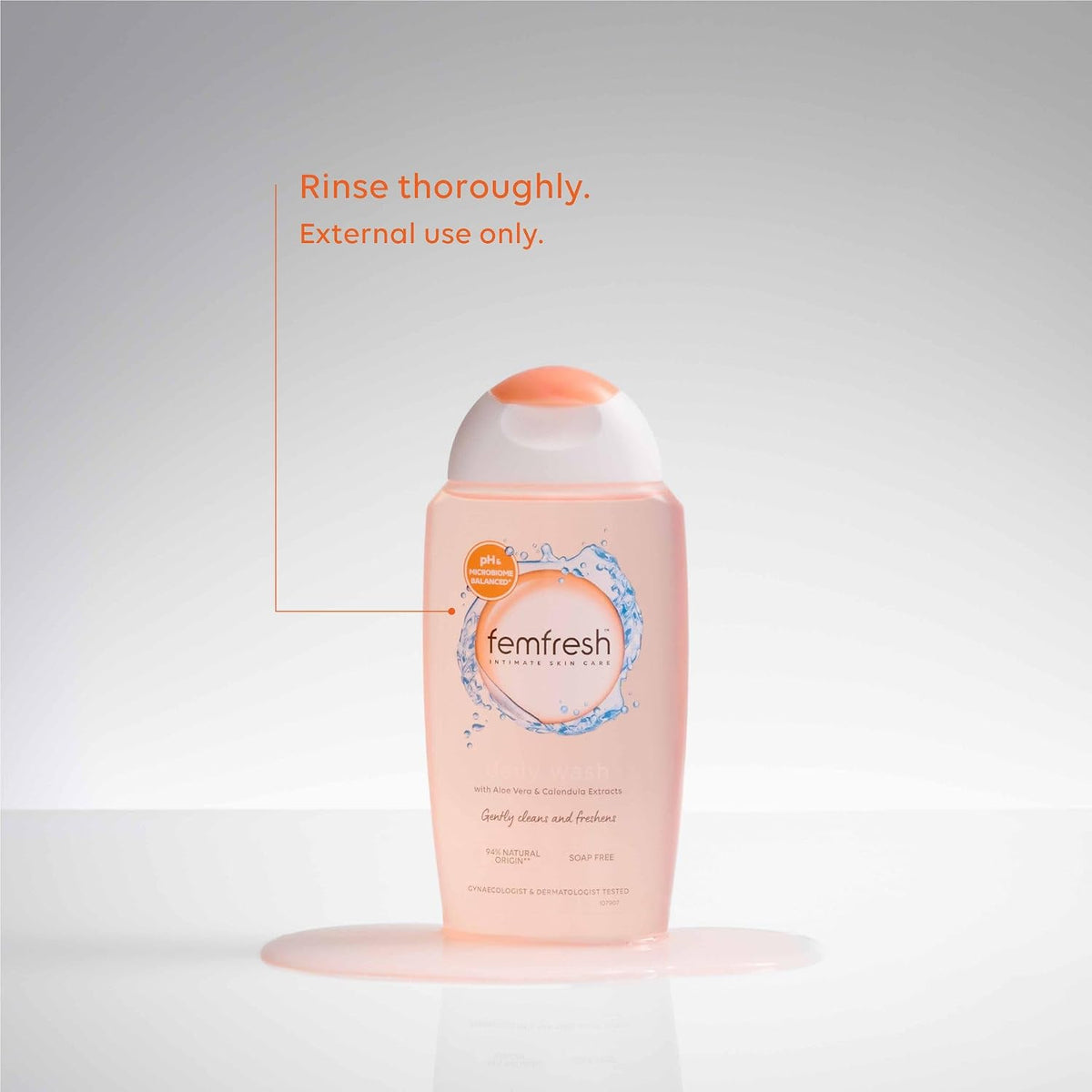 Femfresh Daily Intimate Wash, Soap Free Shower & Bath Gel Cleanser, 250ml