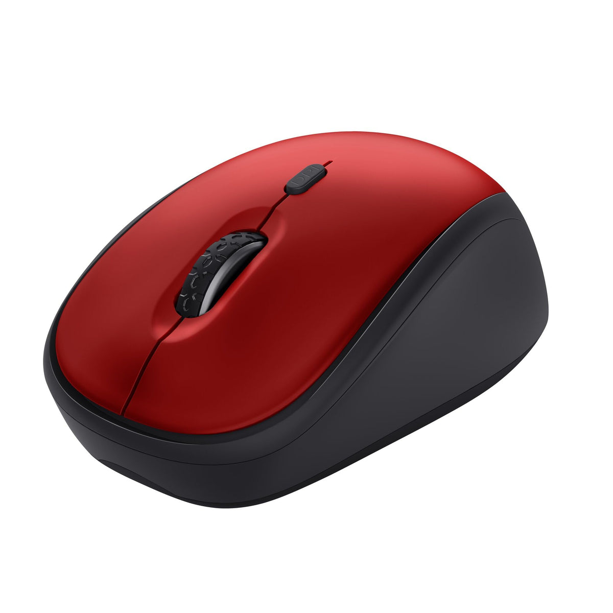 Trust Yvi FX Wireless Mouse with LED Illumination, USB Micro Receiver, RF 2.4 GHz, 800/1600 DPI, Ambidextrous, 8 m Range, Computer Mouse for Laptop, PC and Mac - Pink