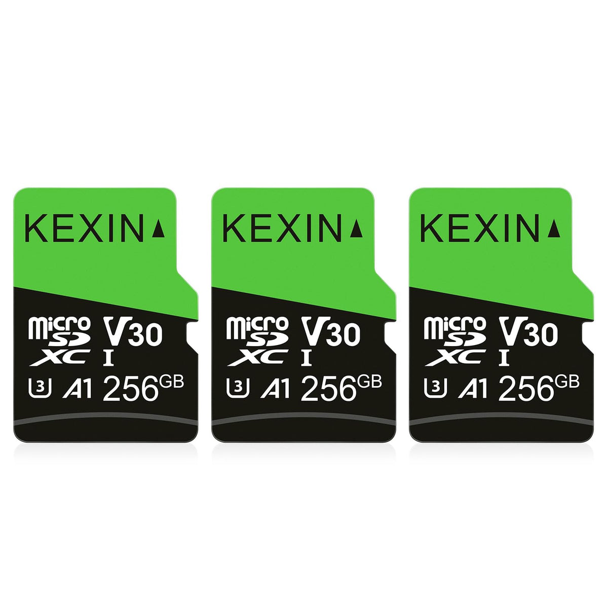 KEXIN Micro SD Card 32GB 3 Pack MicroSDHC Memory Card Class 10 High Speed Card Micro SD 32 GB UHS-I TF Card, C10, U1, SD Adapter Include