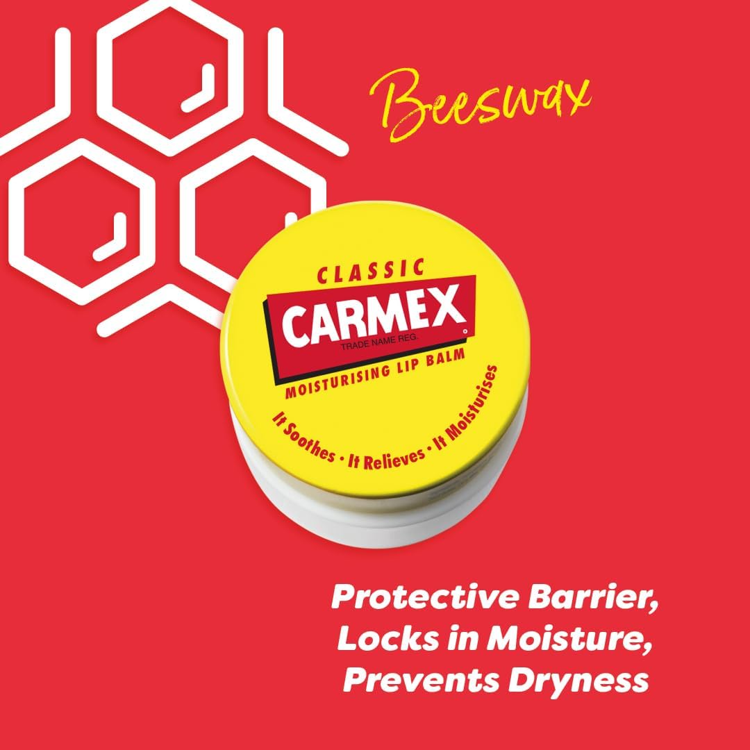 Carmex CLASSIC Moisturising Lip Balm For Dry And Chapped Lips 7.5g