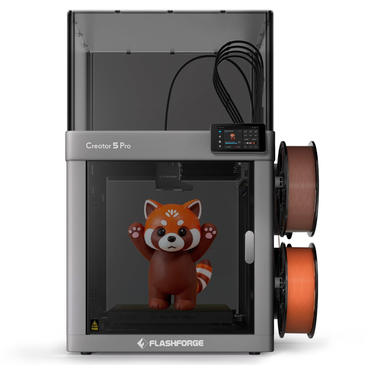 Flashforge Adventurer 5X 3D Printer with Multi-Color Printing,Customize with IFS,AD5X Multi-Material/Full-auto leveling 3D Printer,Max Speed: 600mm/s,Auto 4kg Filament Refill,Compact Integrated Design