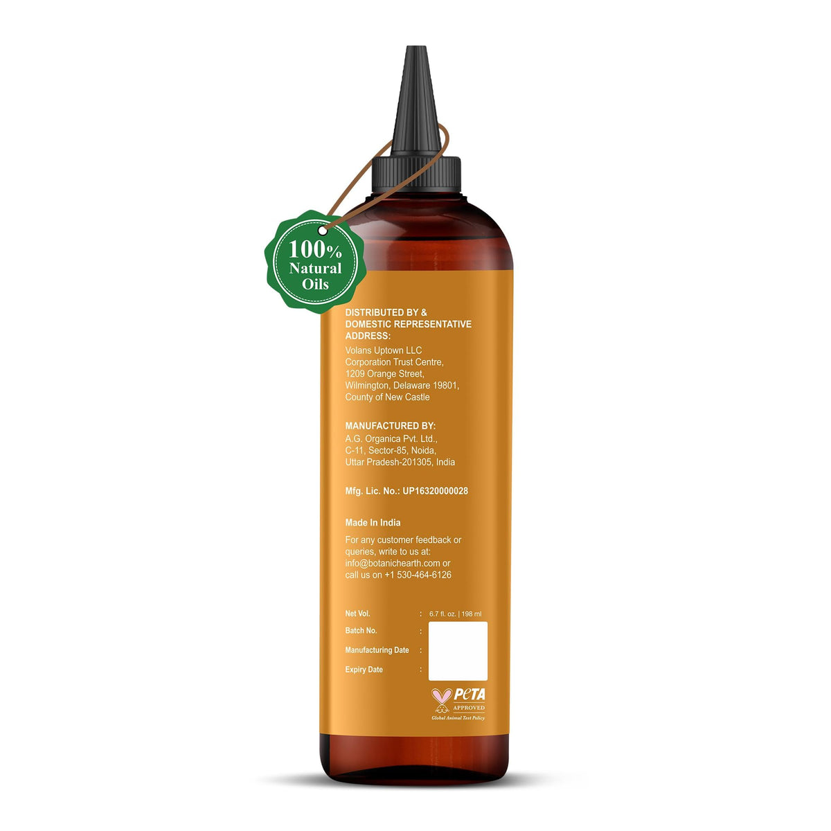Botanic Hearth Argan & Biotin Hair Oil, 198 ml