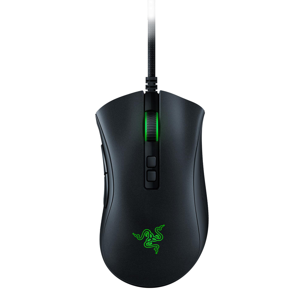 Razer DeathAdder Essential (2021) - Wired Gaming Mouse (Optical Sensor, 6400 DPI, 5 Programmable Buttons, Ergonomic Form Factor) White