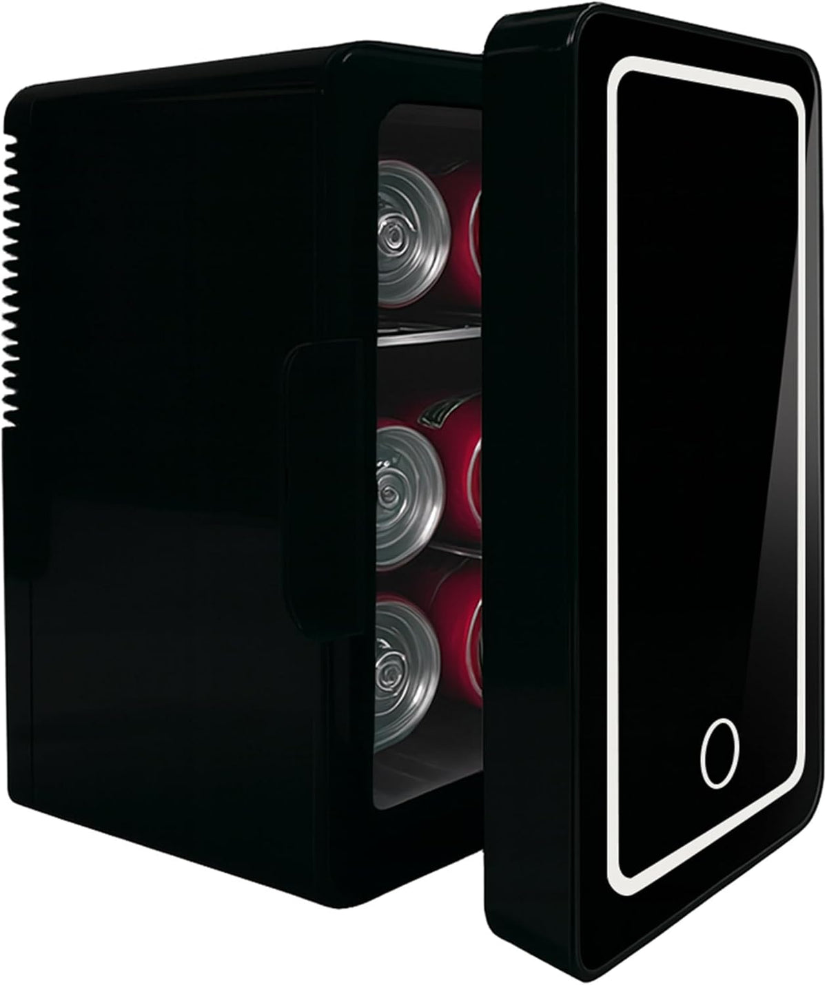 Mini Fridge 6 Litre,Cooler & Warmer,Small Fridge for Bedrooms, Car, Drinks, Beauty, Skincare, Travel Black