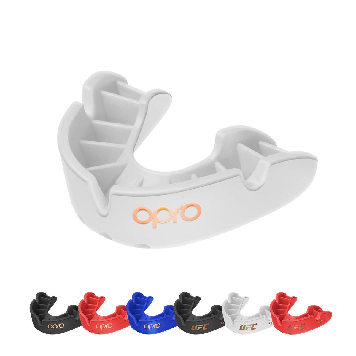 OPRO Bronze Level Mouthguard Essential Fit – Gum Shield Adult and Kids – OPRO Mouth Guard Boxing and MMA, Easy Self-Fit Gum Shield Rugby and Hockey – Enhanced Protection with Dental Warranty