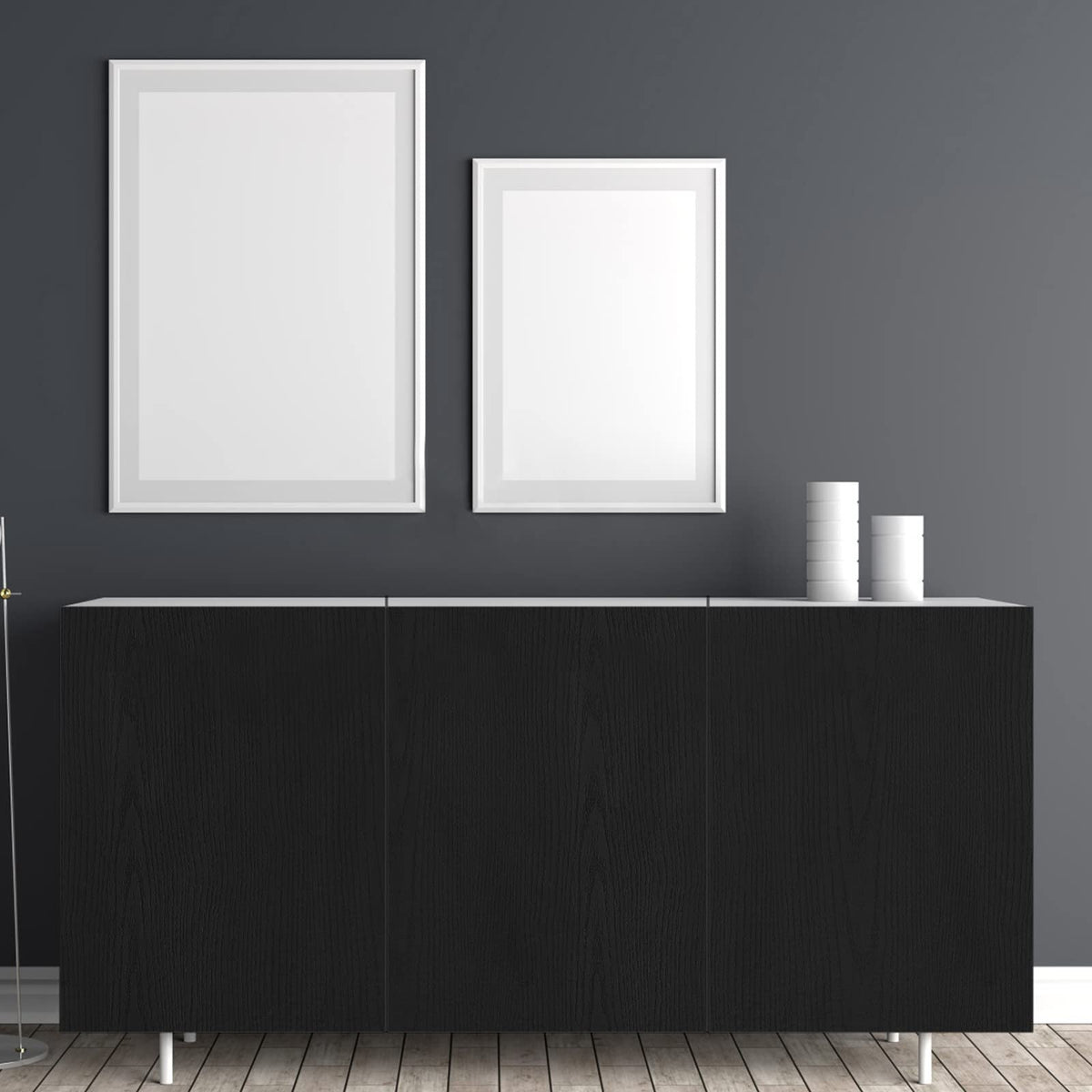 Abyssaly White Wood Effect Sticky Back Plastic for Furniture & Walls
