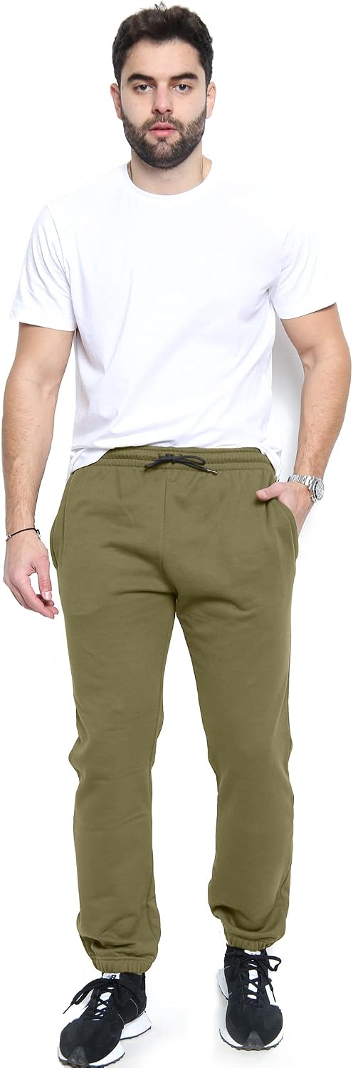 SKYTEX UK Mens Fleece Jogging Bottoms Pants Trousers Casual Sizes S - 8XL, 4 Colours