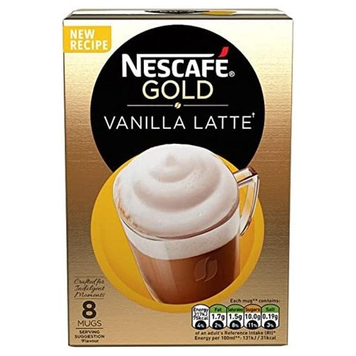 NESCAFÉ Latte Instant Coffee Sachets - 72 x 18g