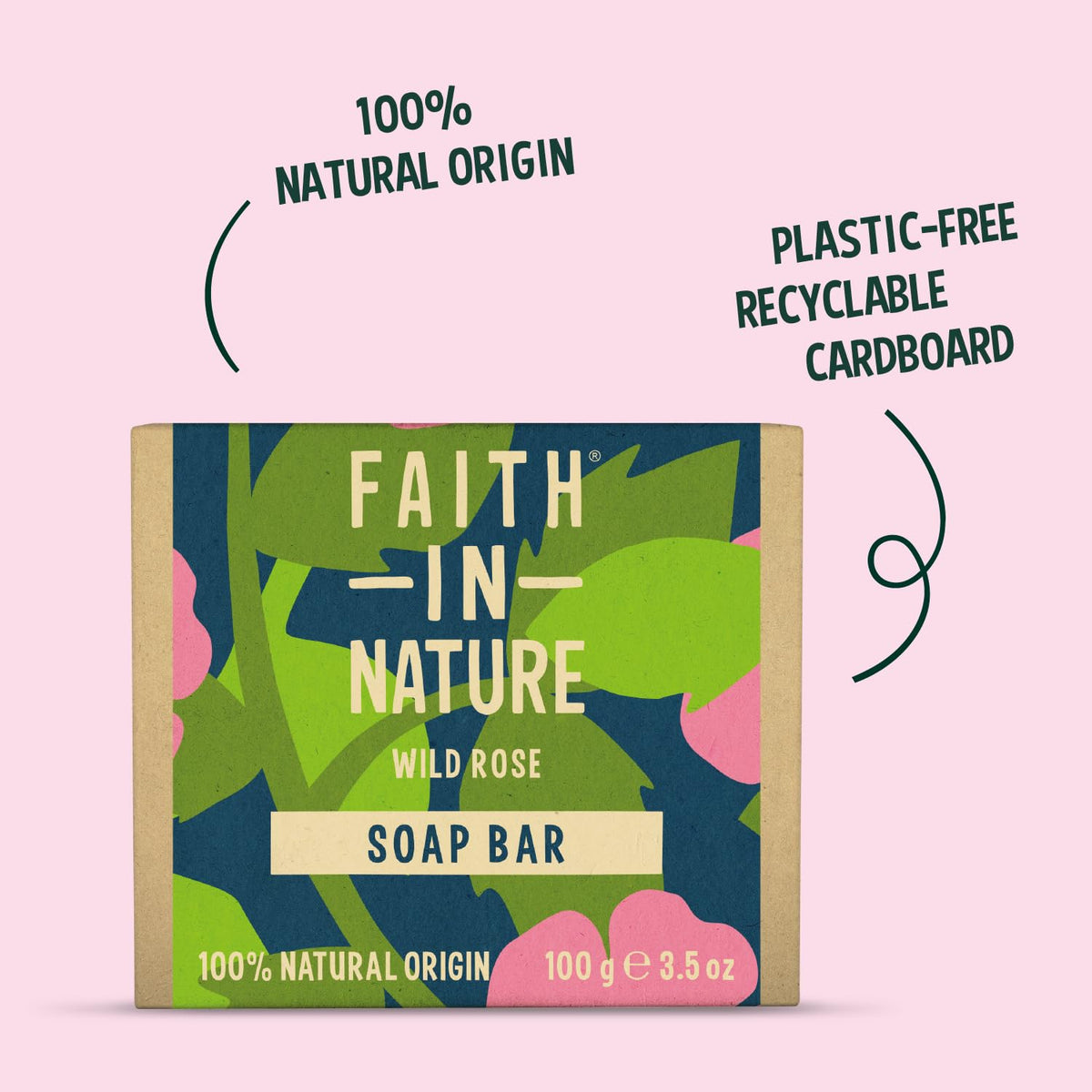 Faith In Nature Natural Coconut Hand Soap Bar, Hydrating, Vegan & Cruelty Free, No SLS or Parabens, 100g