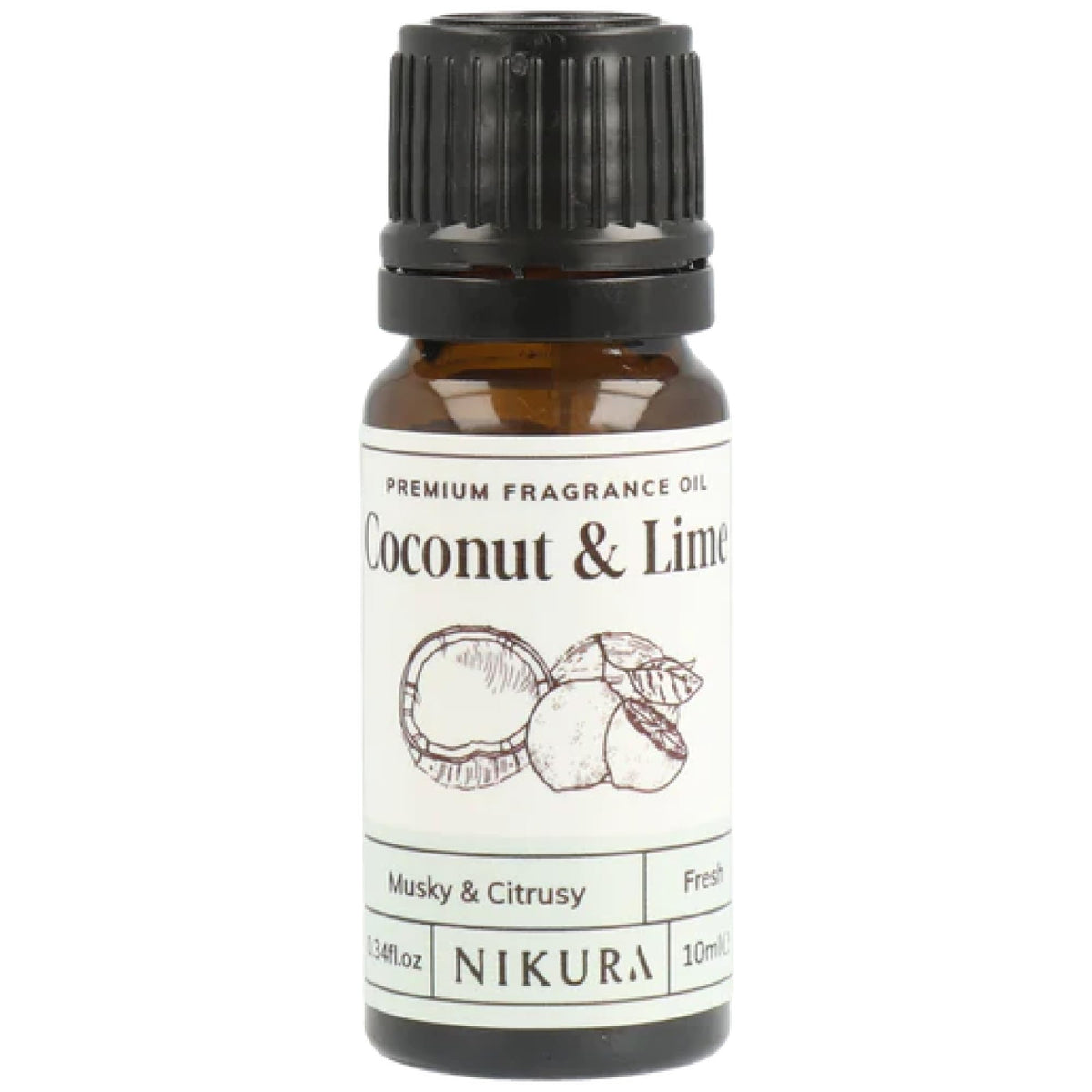 Nikura - Fresh Linen (Floral) Fragrance Oil - 10ml | Perfect for Diffuser for Home, Soap Making, Candle Making, Wax Melts | Bath Bombs, Pot Pourri Refresher Oil, Perfume Scents, Burner Oil | UK Made