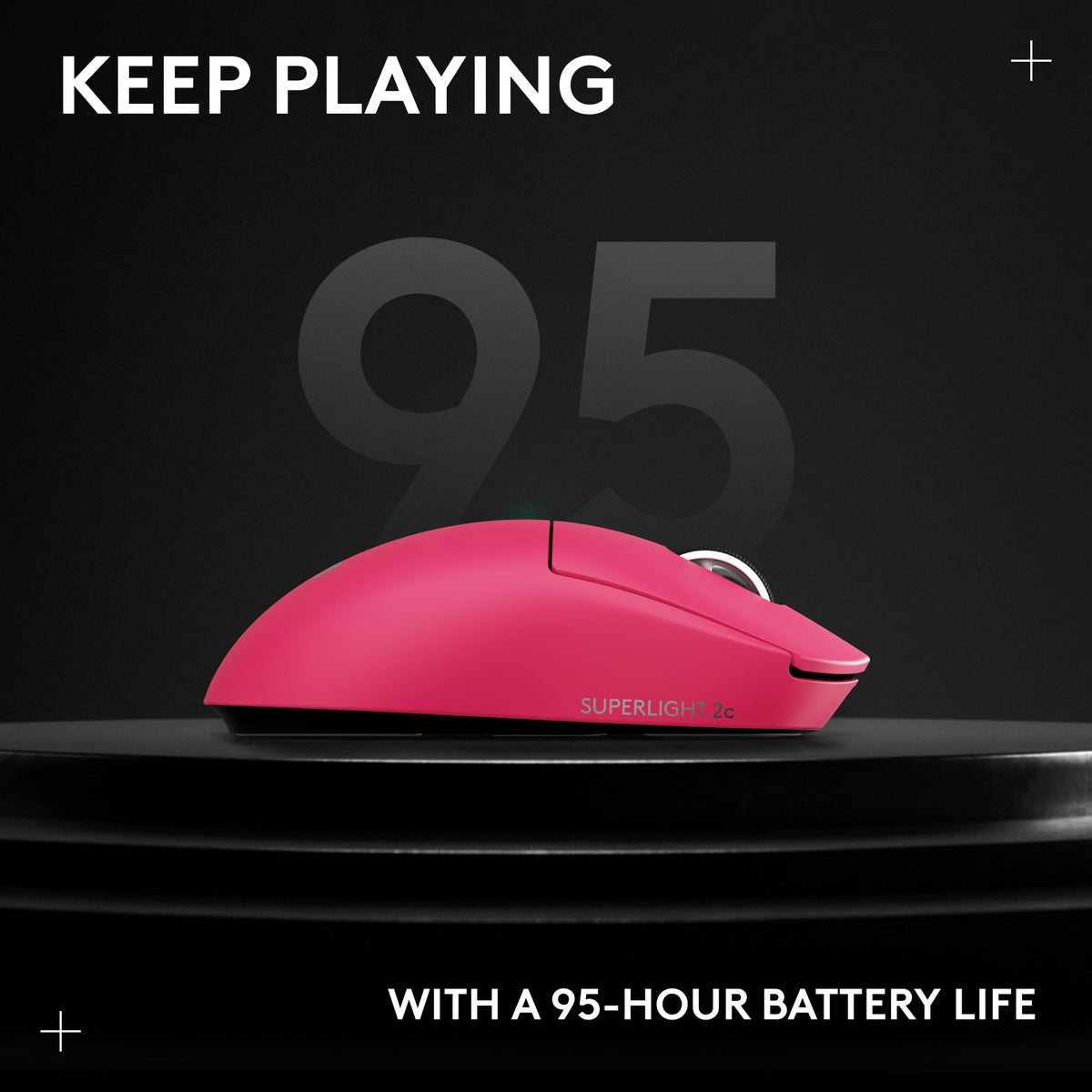 Logitech G PRO X SUPERLIGHT 2 SE Wireless Gaming Mouse, 60 g pro-grade mouse with 5 programmable buttons, 44K DPI sensor, 888+ IPS, 1 kHz report rate, USB-C charging for PC/Mac - Black