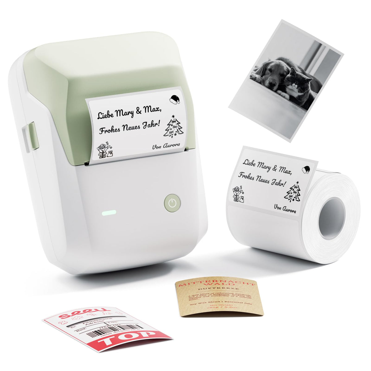 NIIMBOT B1 2-Inch Label Maker, Portable Thermal Printer for Small Business