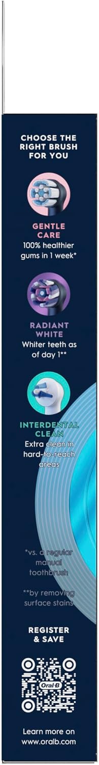 Oral-B iO Series Ultimate Clean Electric Toothbrush Heads, 4 Count, Black